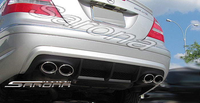 Custom Mercedes CLK  Coupe Rear Bumper (2003 - 2009) - $690.00 (Part #MB-035-RB)